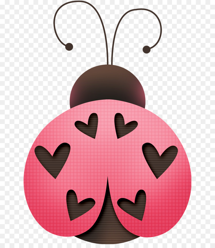 Coccinelle Avec Des Motifs De Coeur，Coccinelle PNG