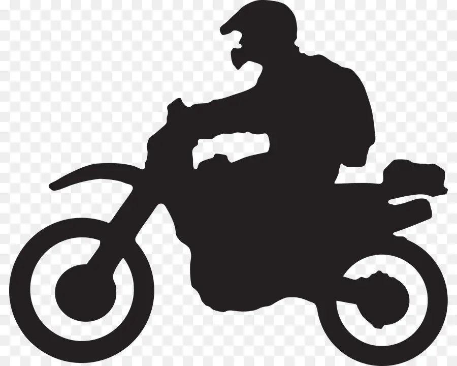 Silhouette De Moto，Vélo PNG