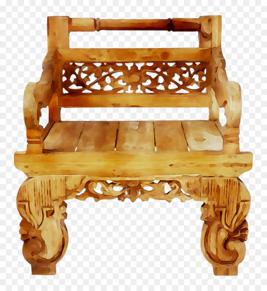 Banc En Bois，Rustique PNG