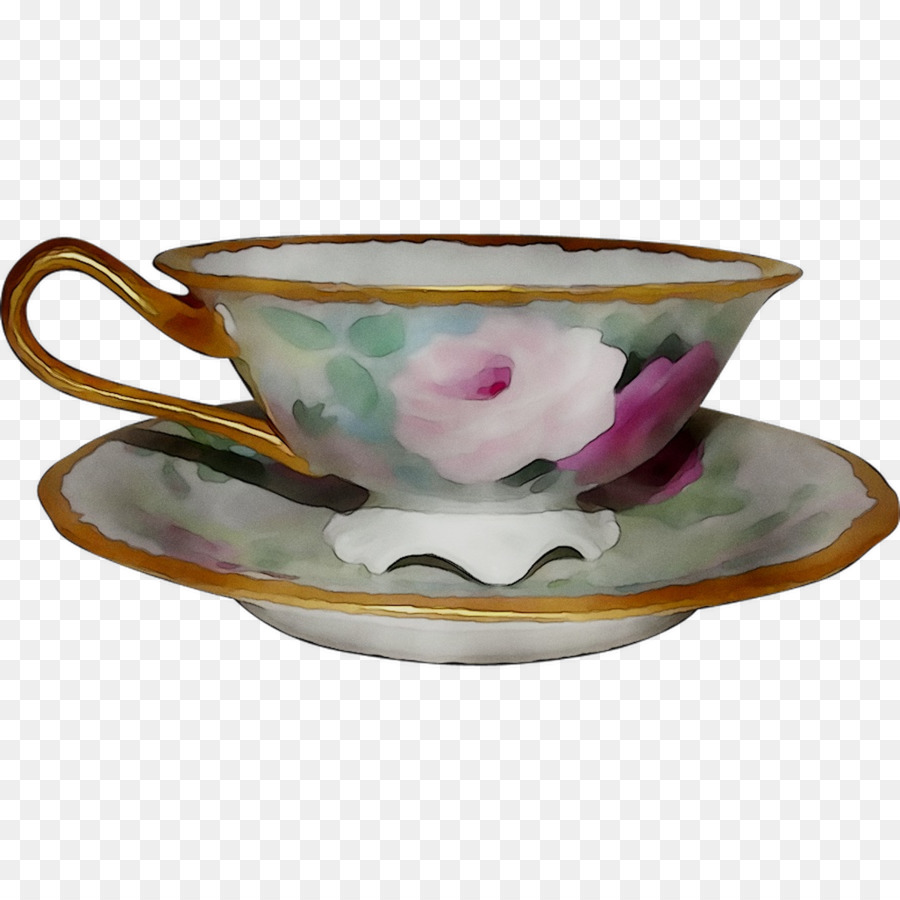 Tasse à Thé Florale，Tasse PNG