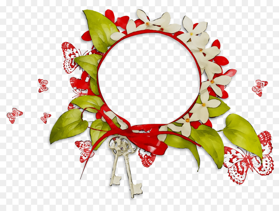 Cadre Décoratif，Fleurs PNG