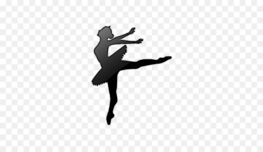 Ballerine Silhouette，Danse PNG