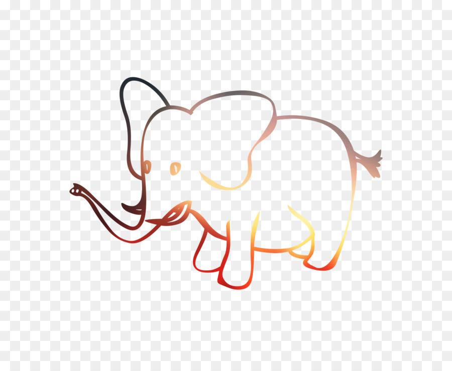 éléphant Coloré，Animal PNG