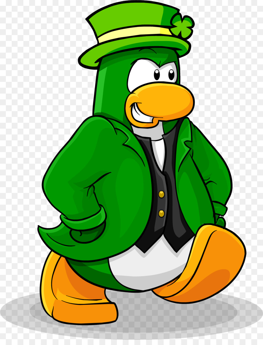 Pingouin Vert，Chapeau PNG