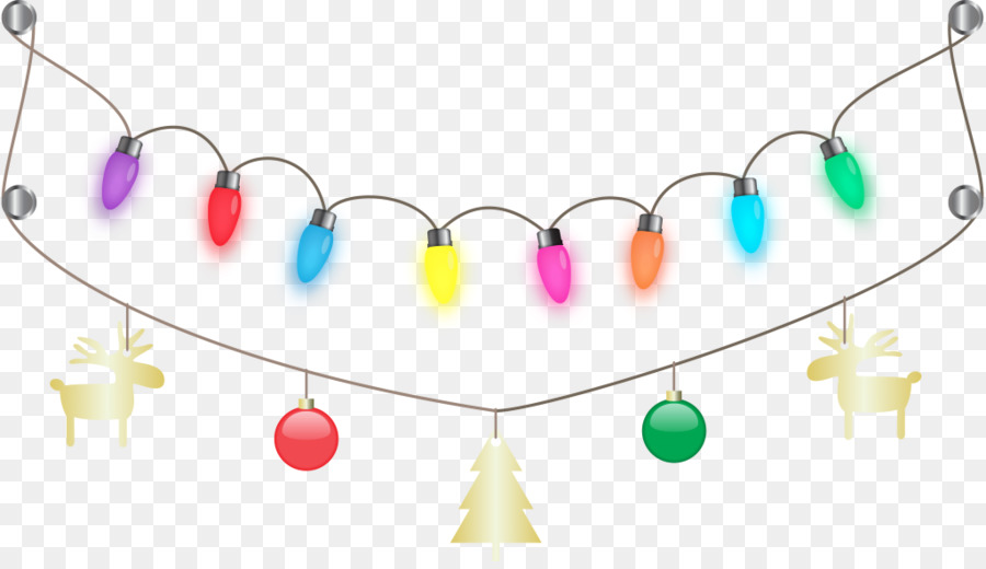 Lumières De Noël，Décoration PNG