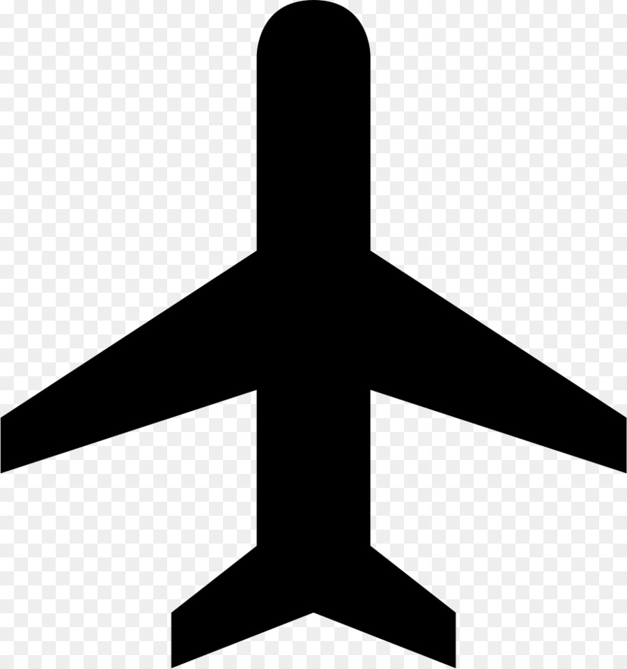 Silhouette D'avion，Noir PNG