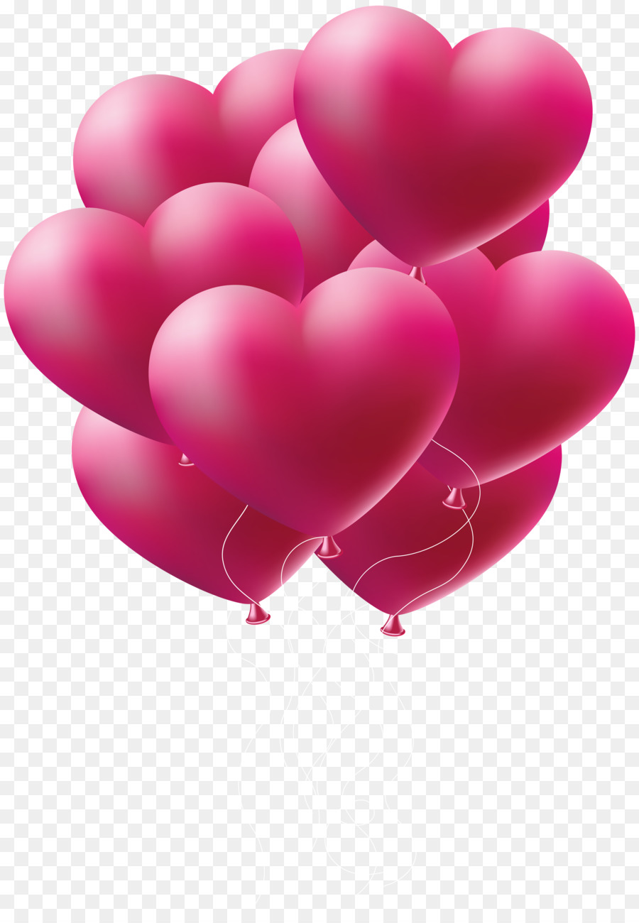 Ballons Coeur，Ballons PNG