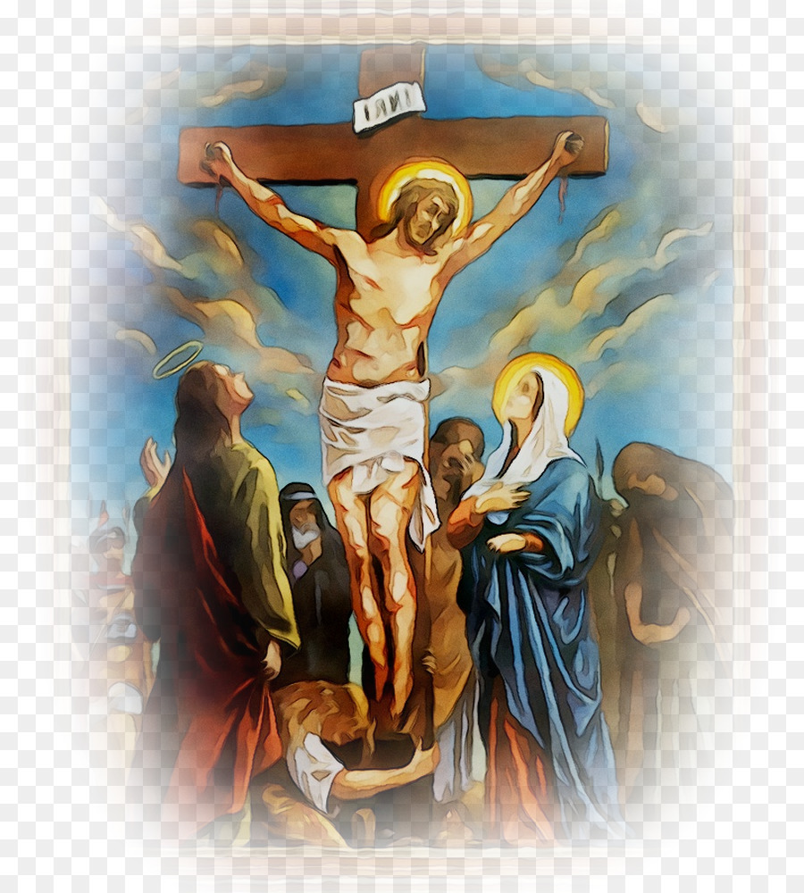 Crucifix，Peinture PNG