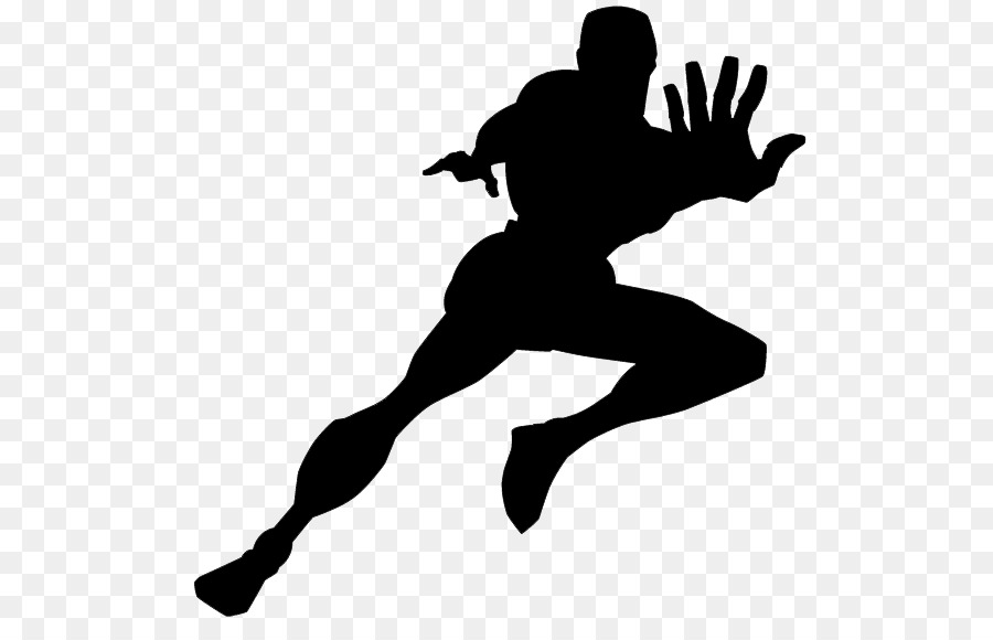 Silhouette De Joueur De Football，Athlète PNG