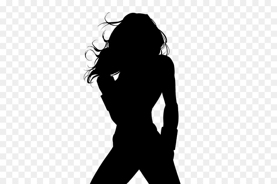 Silhouette De Femme，Ombre PNG