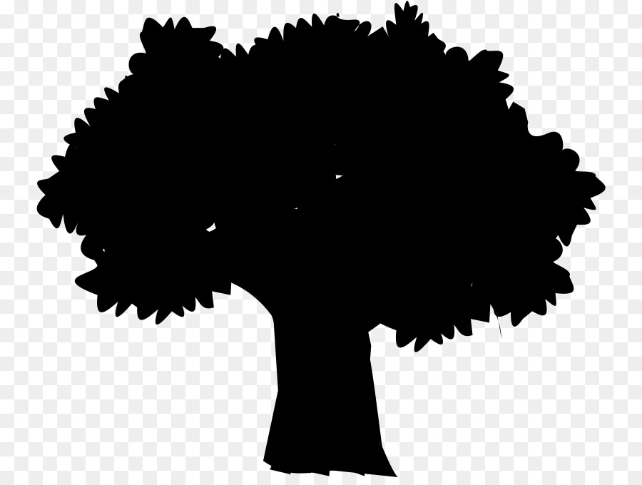 Silhouette D'arbre，Usine PNG