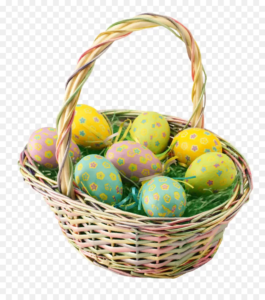 Oeufs De Pâques，Panier PNG