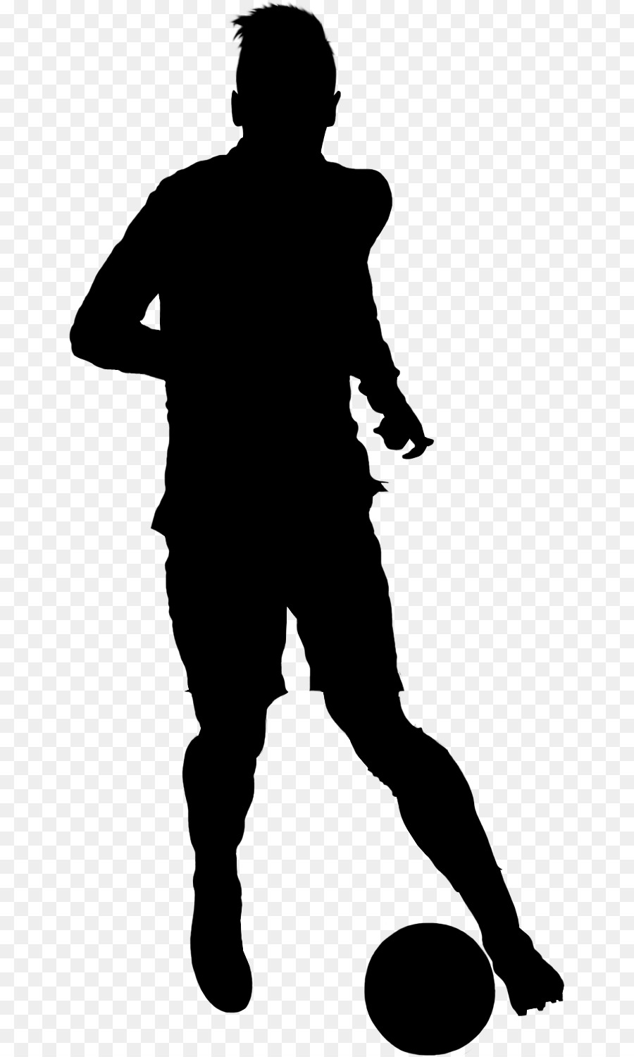 Silhouette De Joueur De Football，Joueur PNG