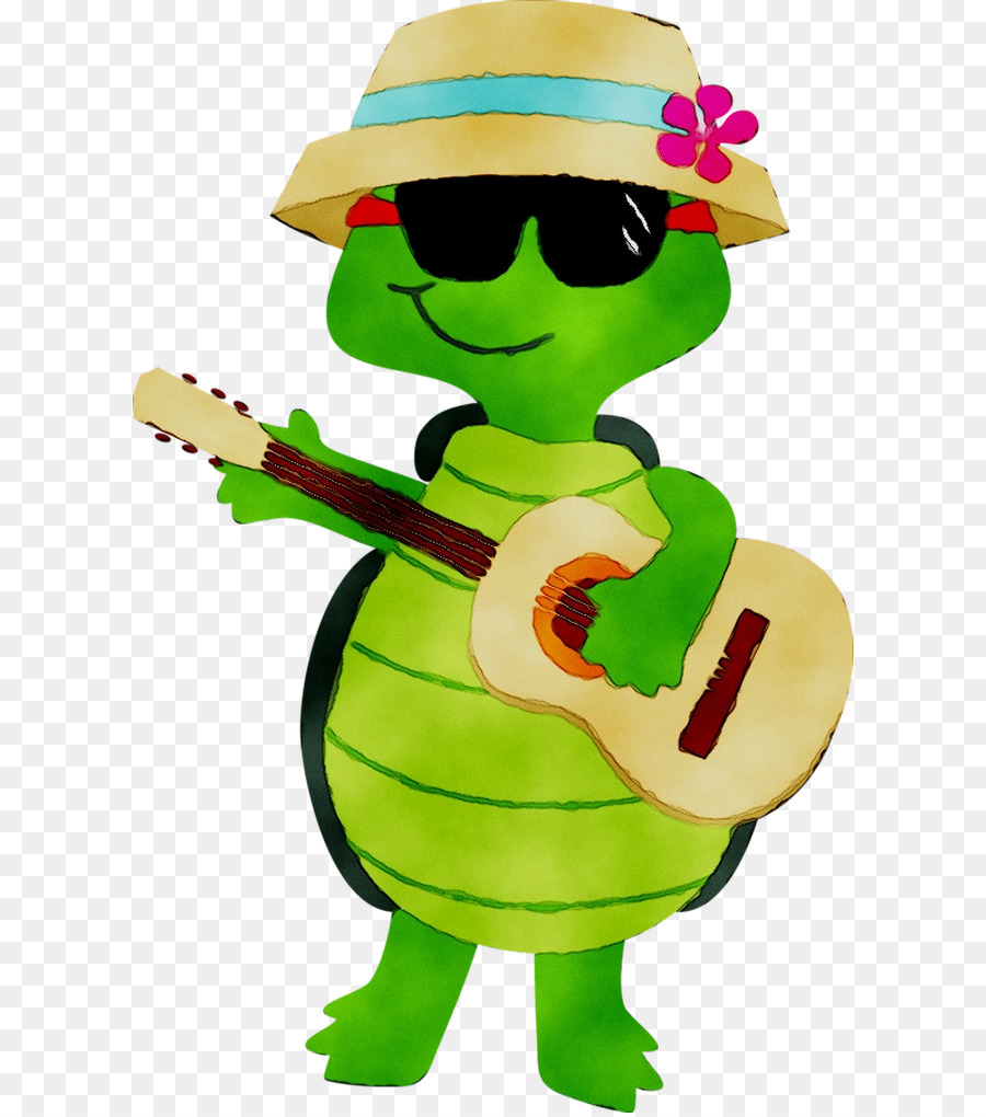 Tortue Avec Guitare，Musique PNG