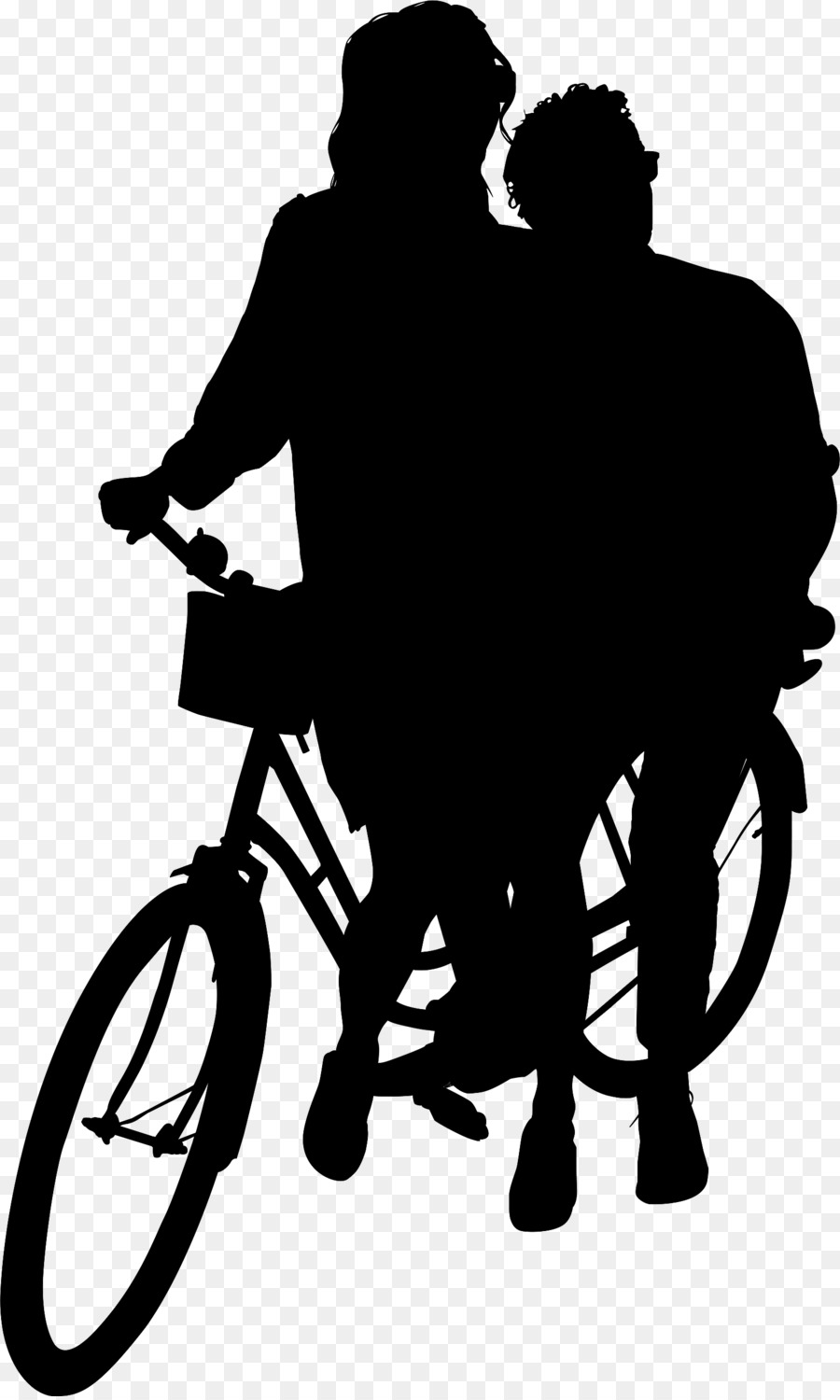 Silhouette De Vélo，Vélo PNG