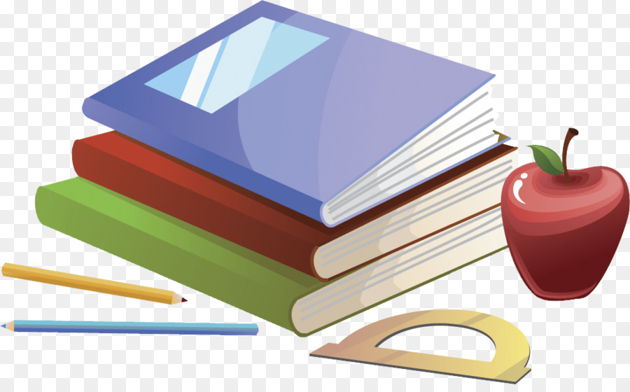 Les Livres Et Apple，Livres PNG