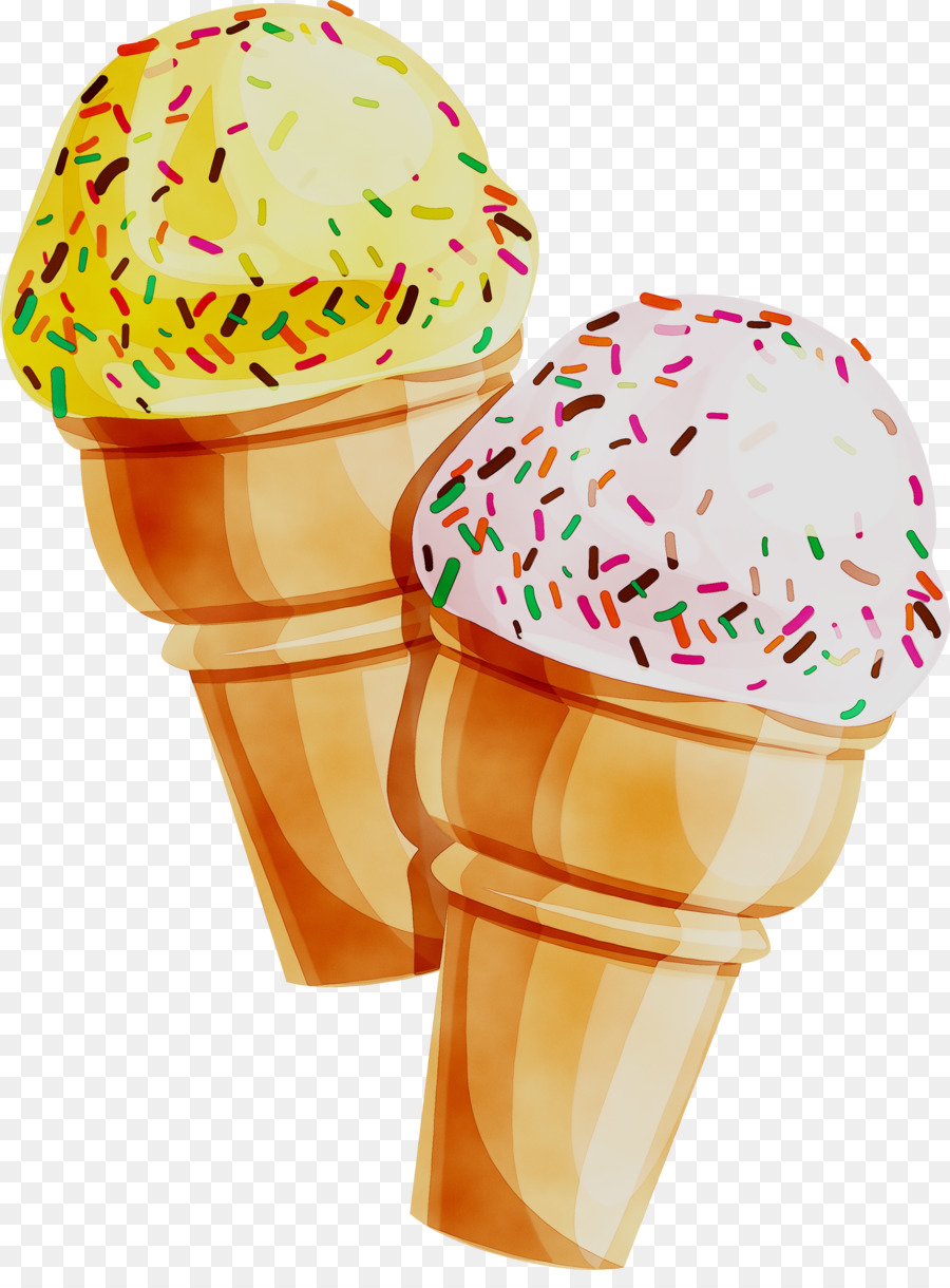 Cornets De Crème Glacée，Paillettes PNG