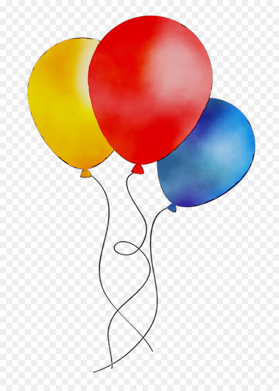 Ballons Colorés，Faire La Fête PNG