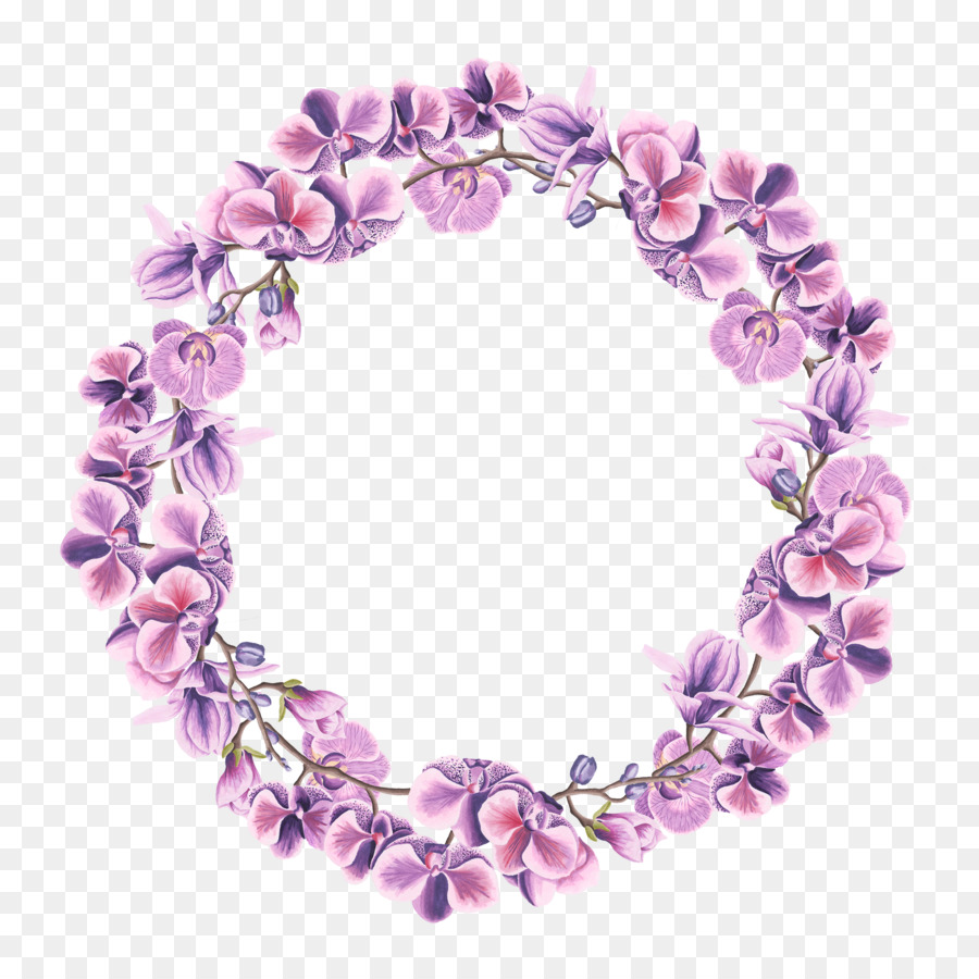 Couronne Florale，Couronne PNG