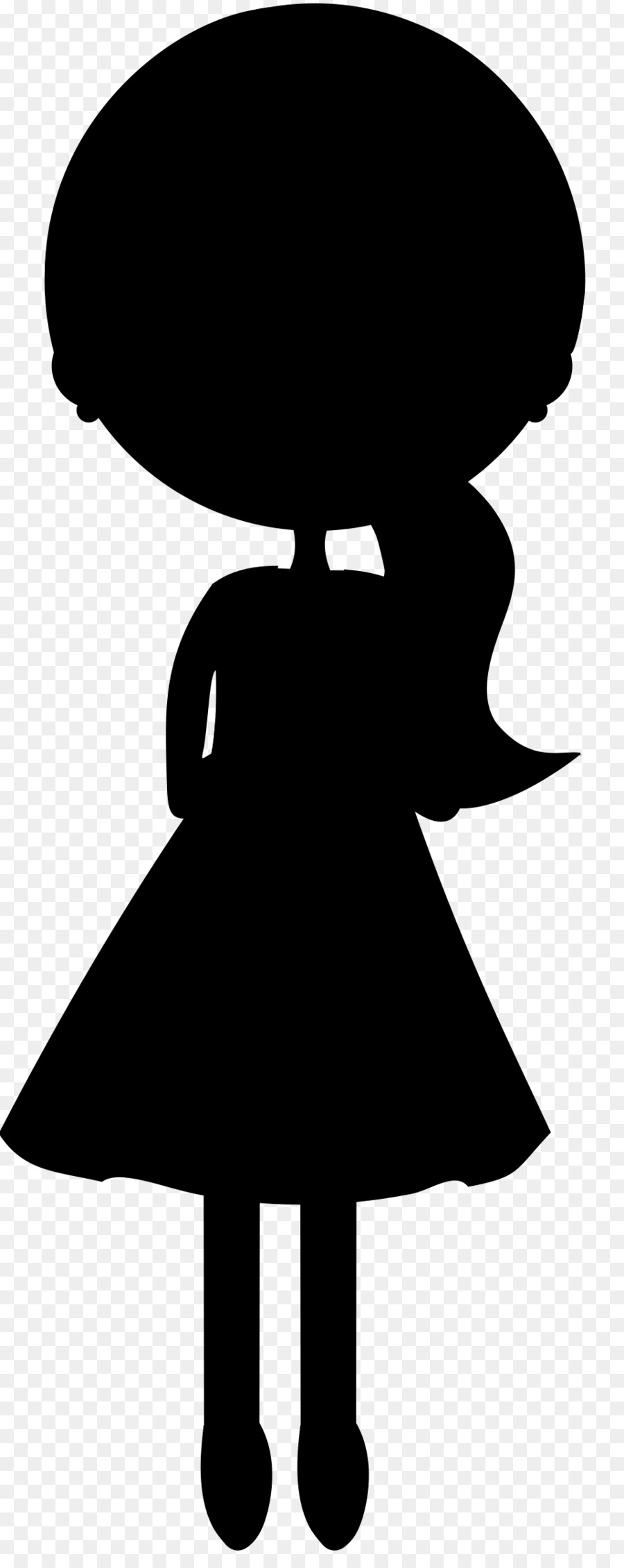 Silhouette，Noir M PNG