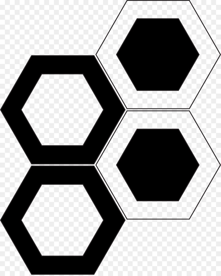 Modèle Hexagonal，Forme PNG