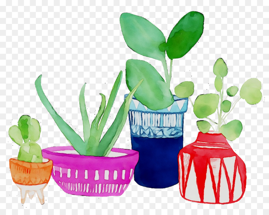 Plantes，Pots PNG