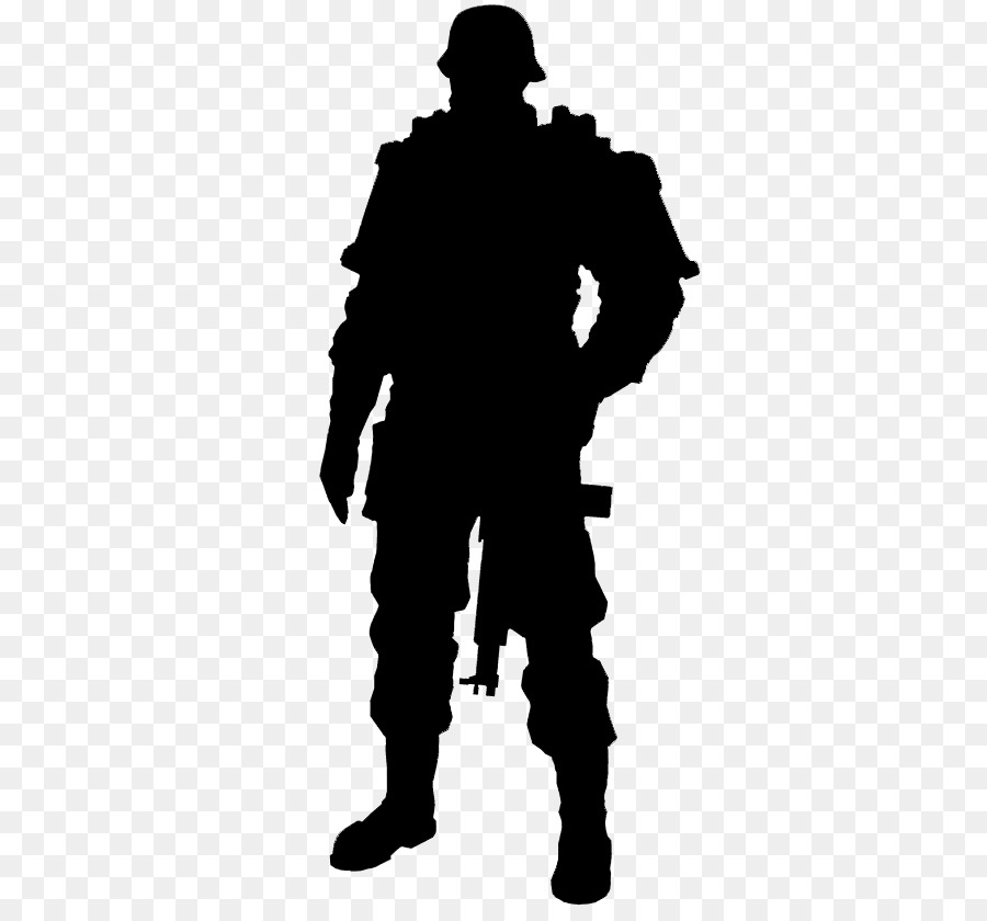 Soldat Silhouette，Militaire PNG