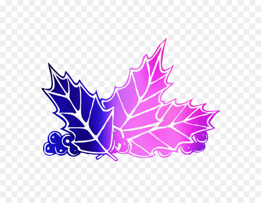 Feuille，Violet PNG