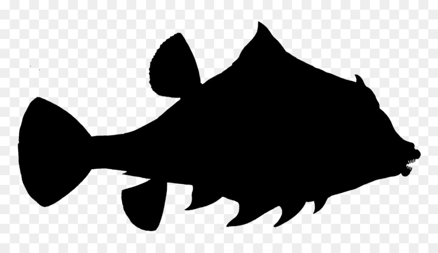 Poisson Noir，Silhouette PNG