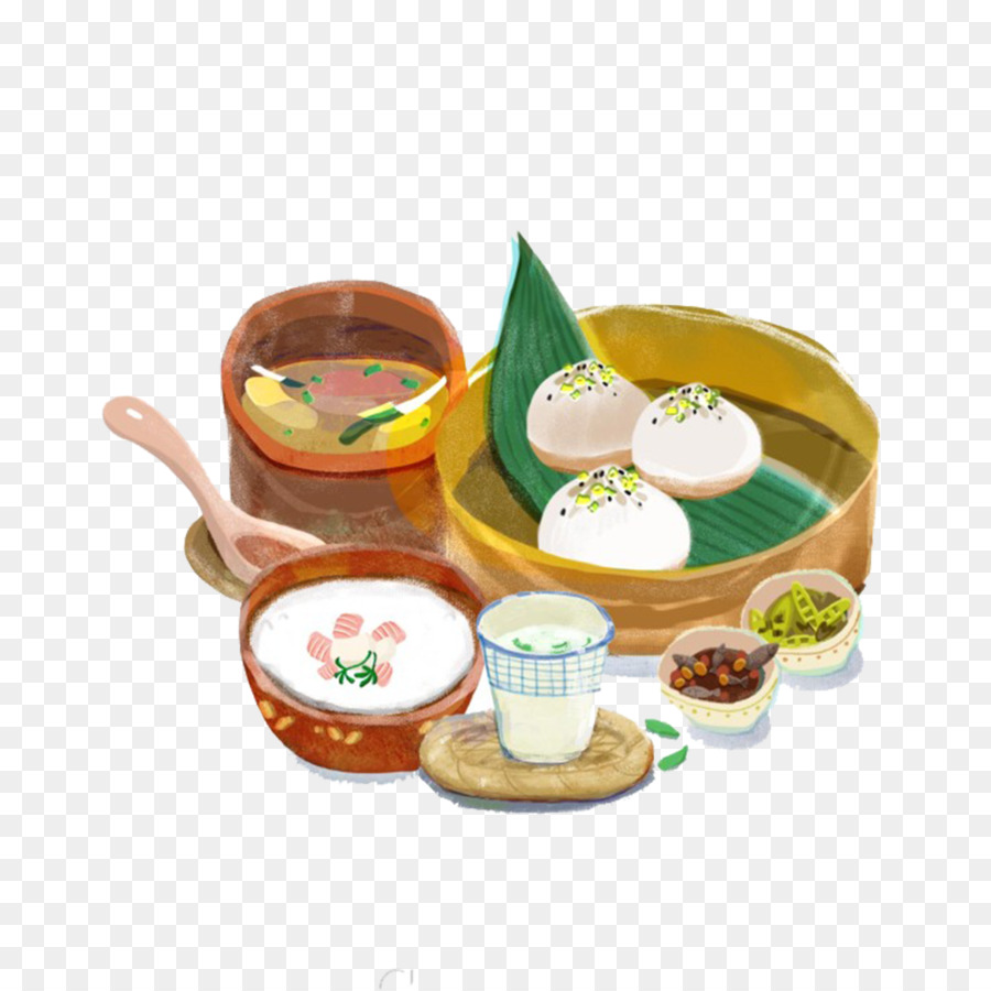 Baozi，Le Petit Déjeuner PNG