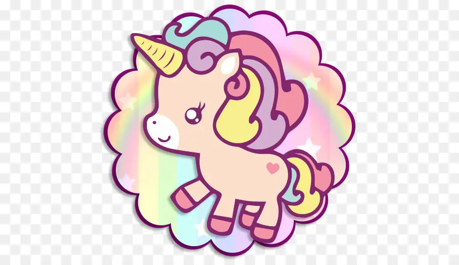 Licorne，Coloré PNG