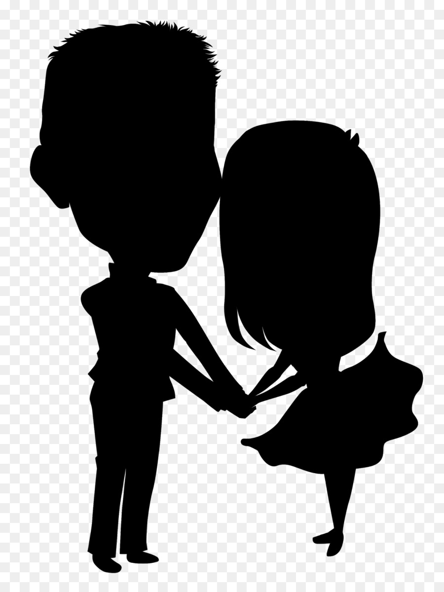 Couple Silhouette，Amour PNG