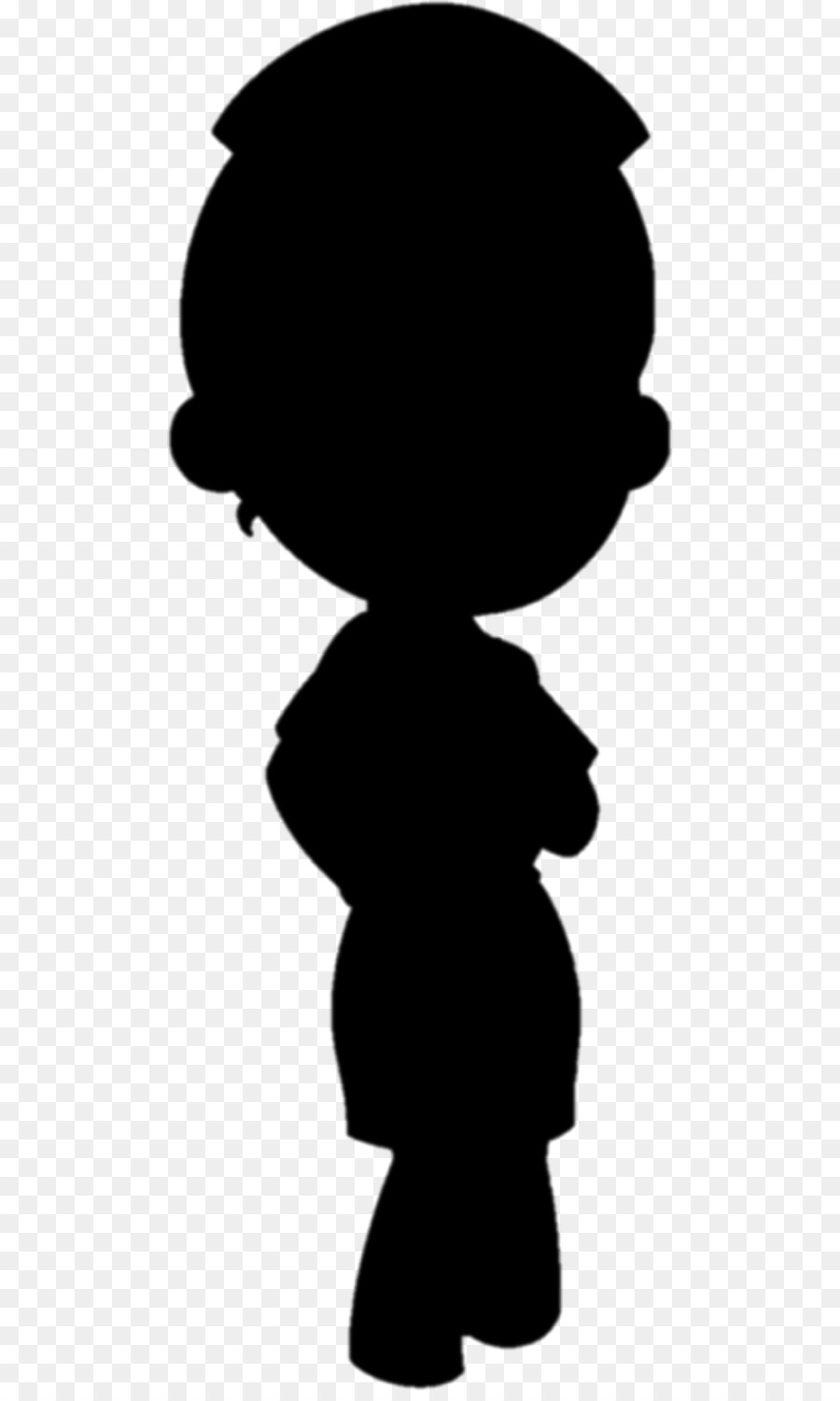 Silhouette，Noir M PNG