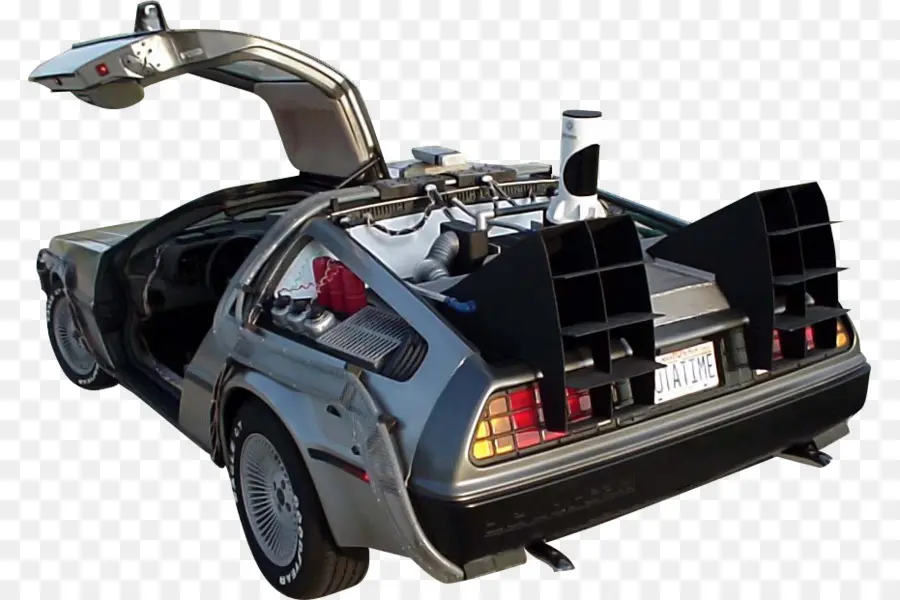 Voiture Delorean，Véhicule PNG