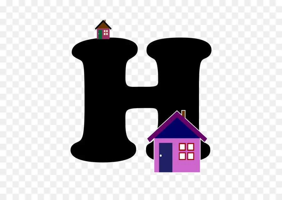 Maison，Lettre H PNG