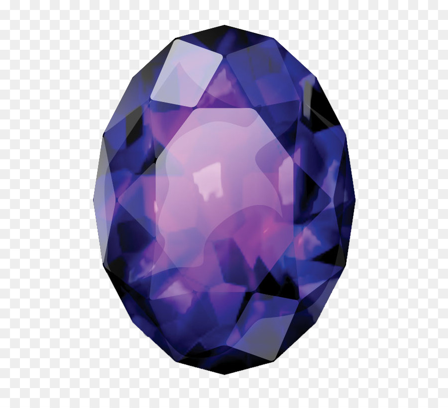 Pierre Précieuse Violette，Cristal PNG