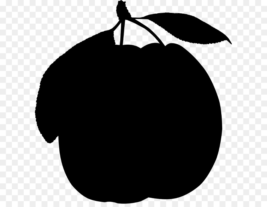 Silhouette，Pomme PNG