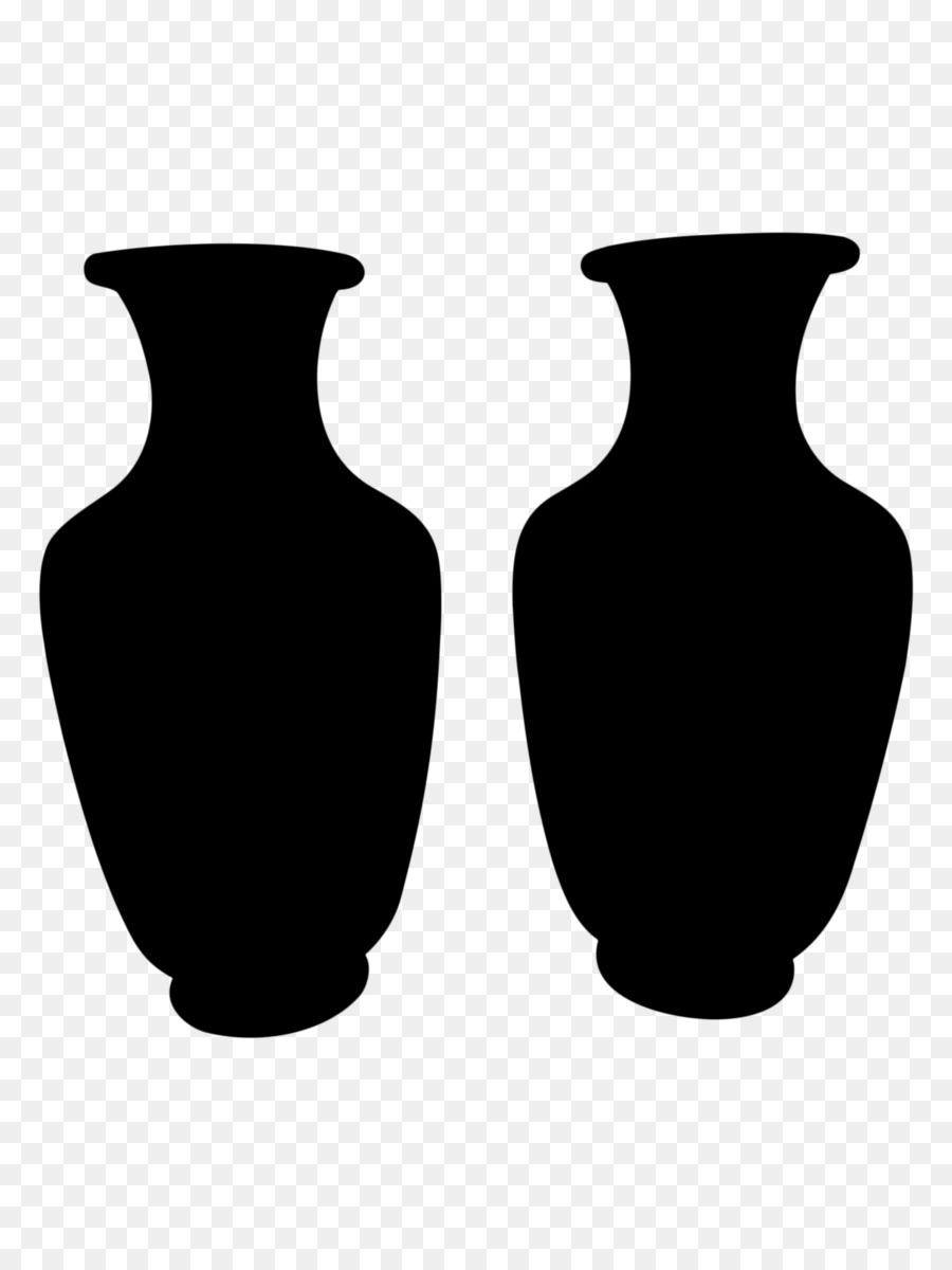 Vase，Noir PNG
