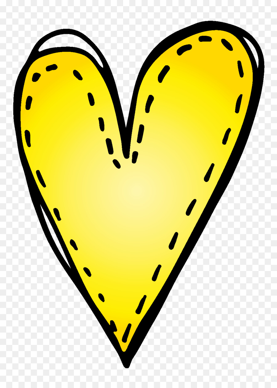 Coeur Jaune，Amour PNG