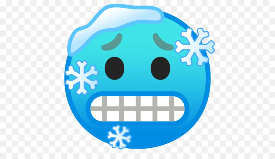 Emoji Visage Froid，émoticône PNG