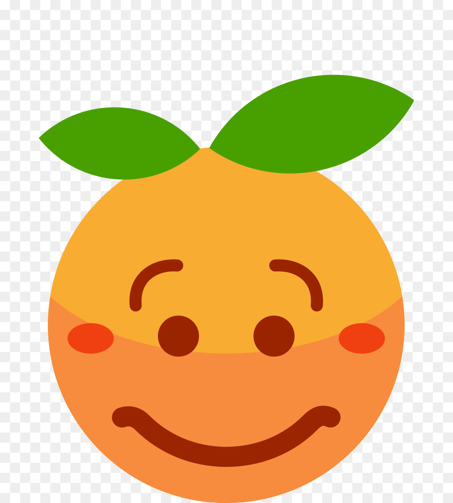 émoticône Orange，Fruit PNG