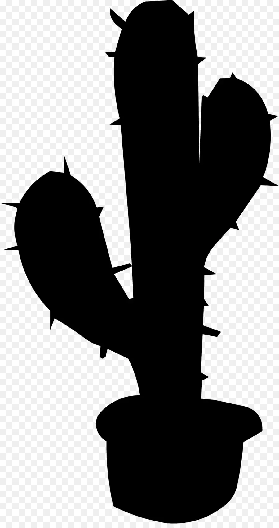 Cactus，Silhouette PNG