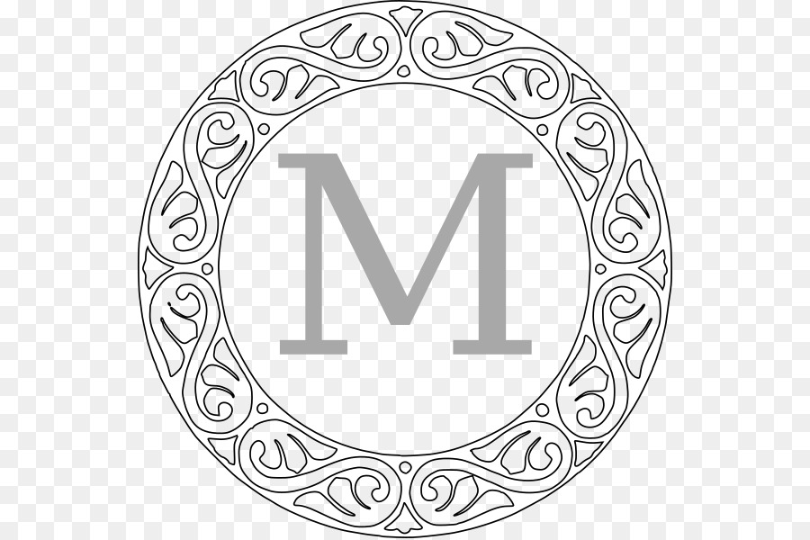 Lettre M，Monogramme PNG