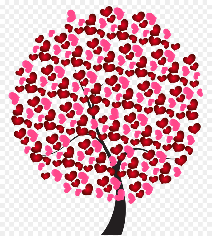 Arbre Coeur，Amour PNG