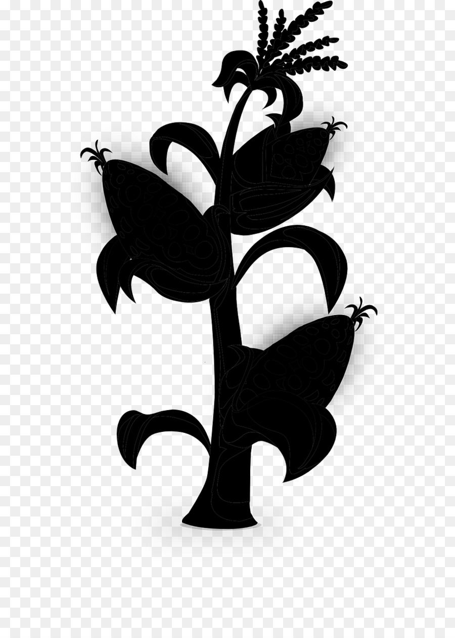 Silhouette，Fleur PNG