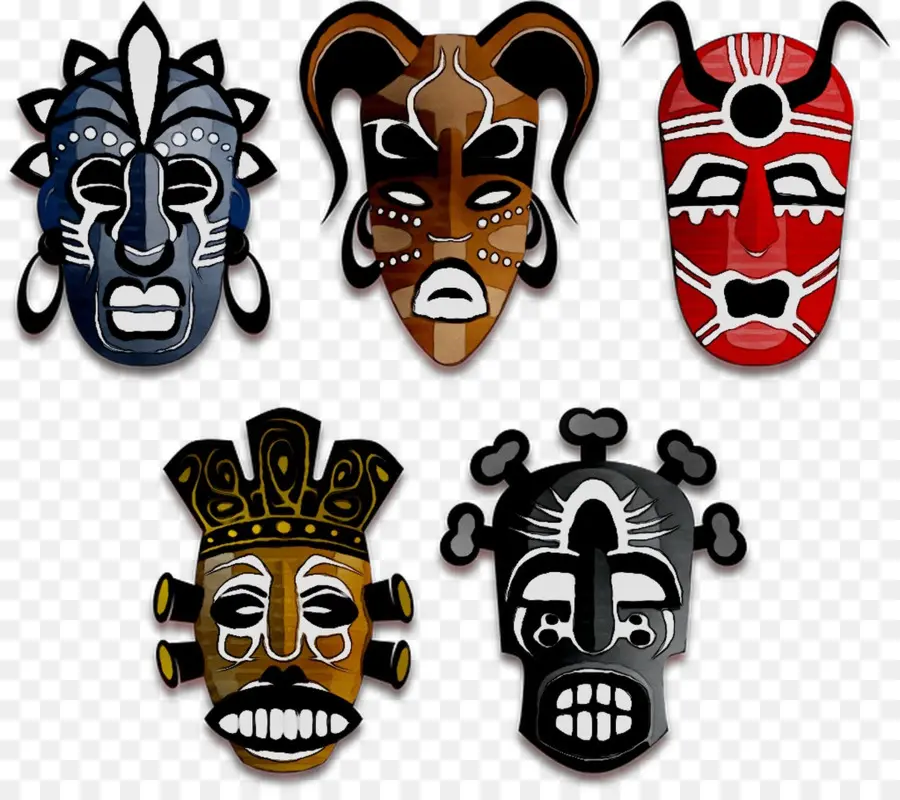 Masques Tribaux，Tribal PNG