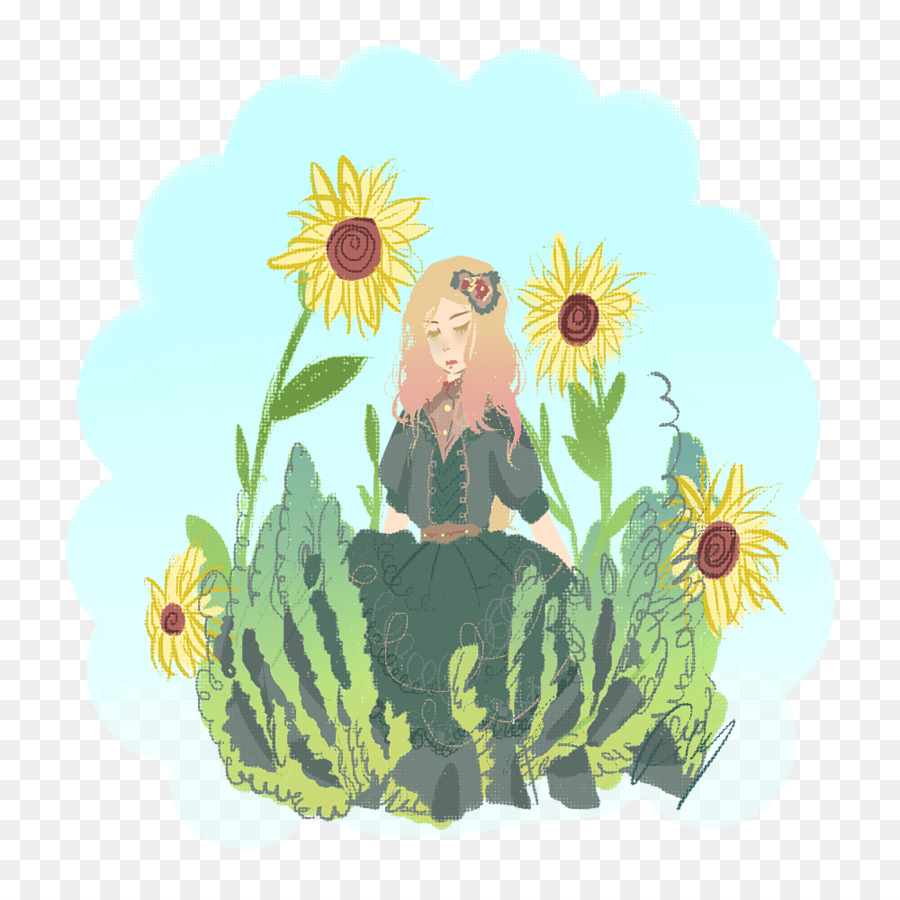 Design Floral，Commune De Tournesol PNG