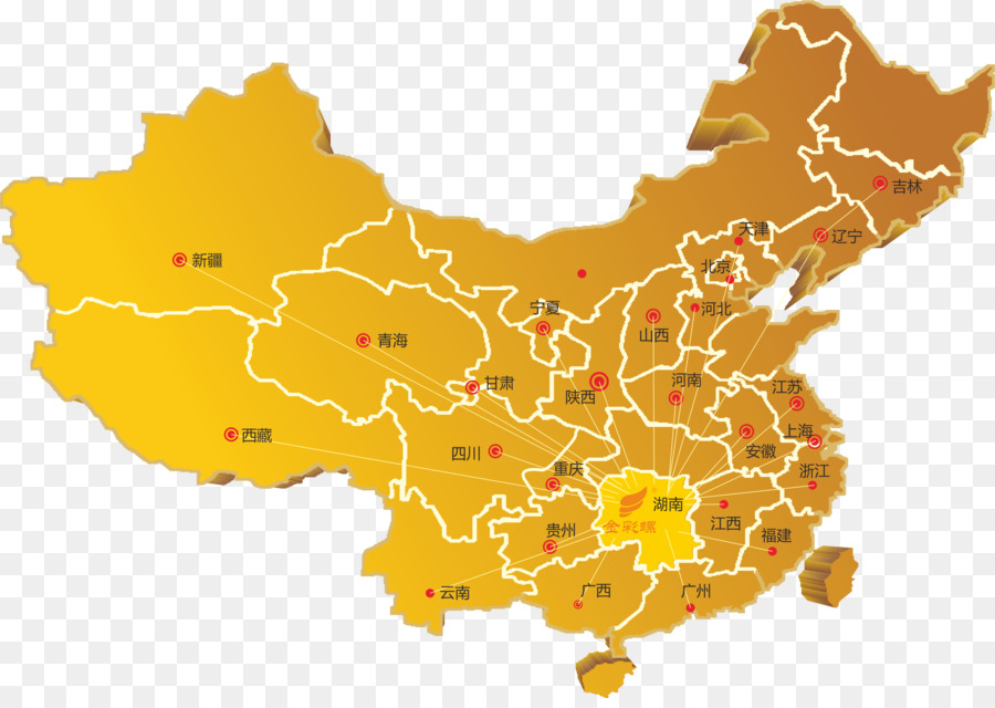 La Chine，Carte PNG