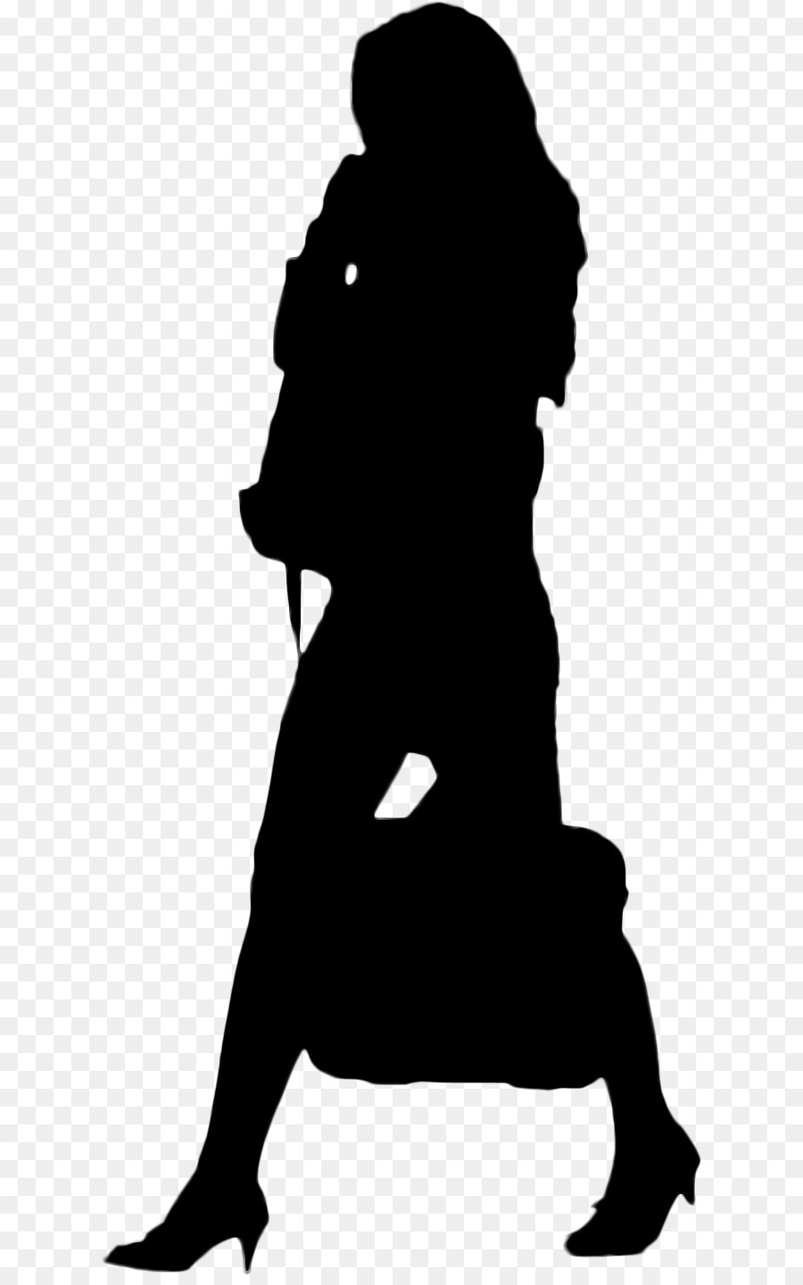 Silhouette，Noir PNG