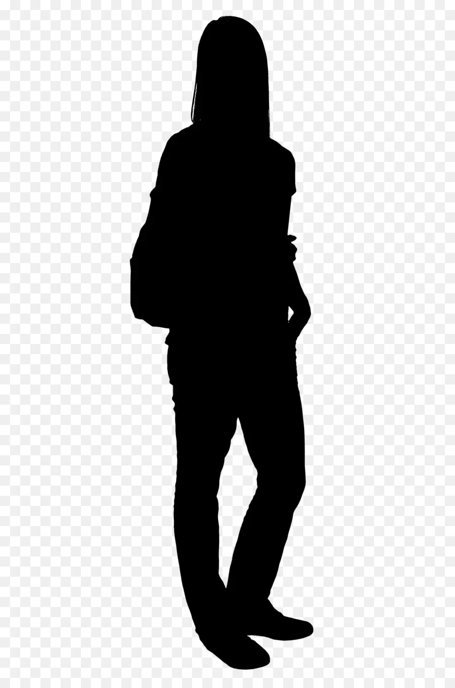 Silhouette D'une Femme，Femelle PNG